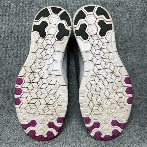 Nike Free 5.0 TR Fit 5 Shoes Womens Size 8.5 Black Purple Training 806277-003 - Picture 7 of 9
